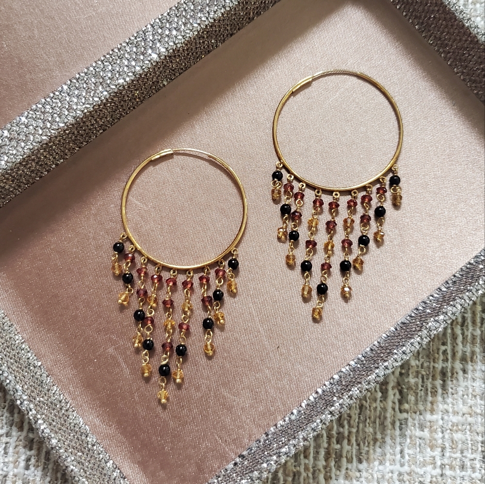 Ben Bridge 14k Gold Hoop Earrings